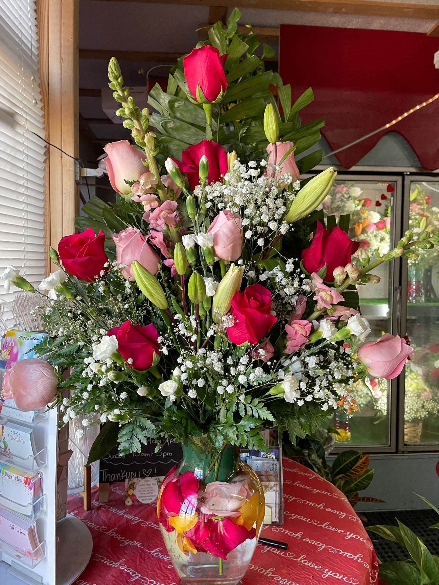Strawberry shortcake arrangement