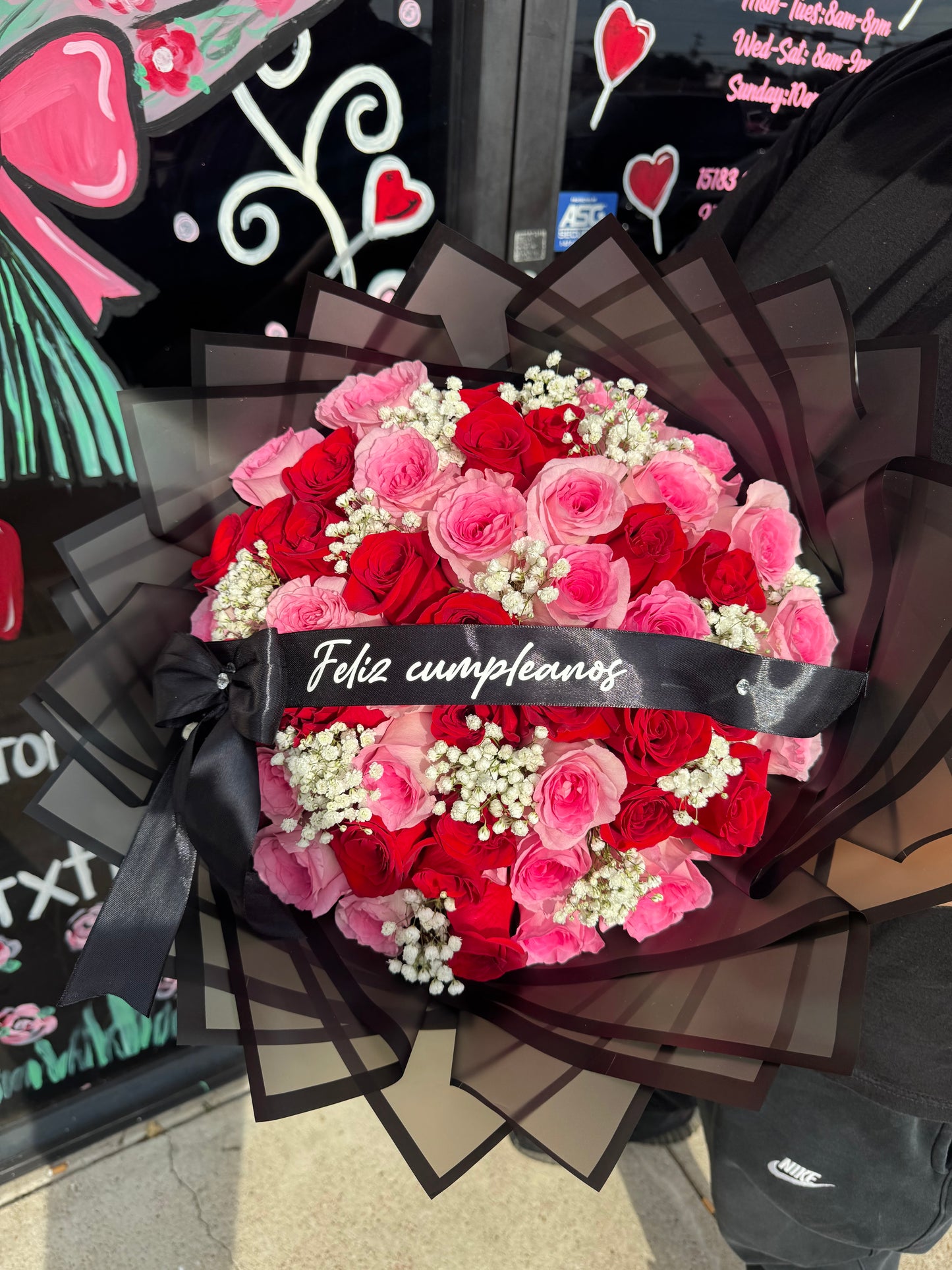 50 pink/red bouquet