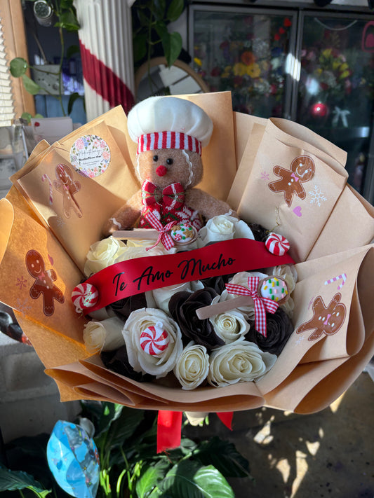 24 ct gingerbread bouquet theme