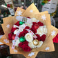 24 gold Christmas bouquets