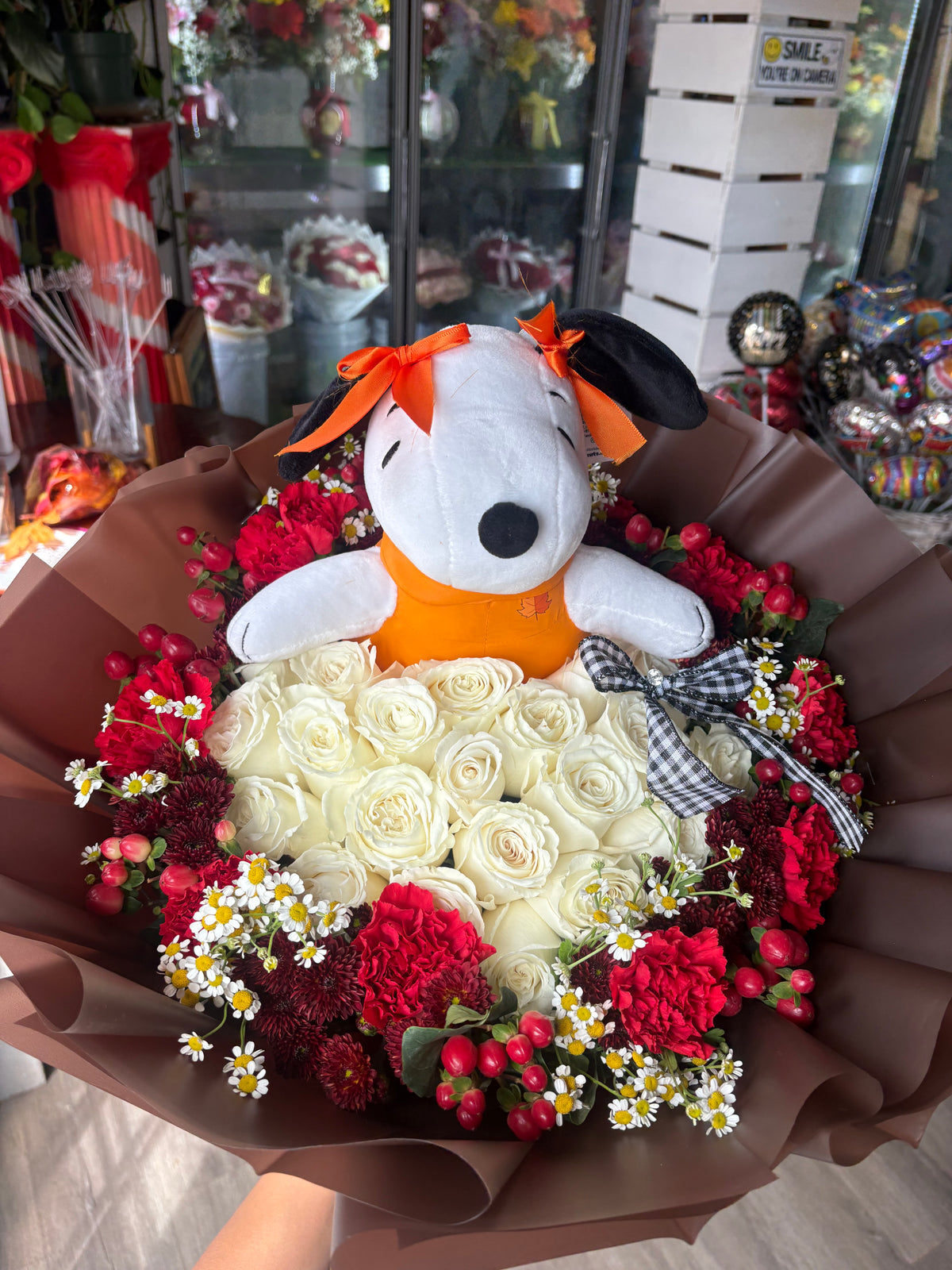 Fall snoopy bouquet