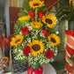 Large sunflower arrangement