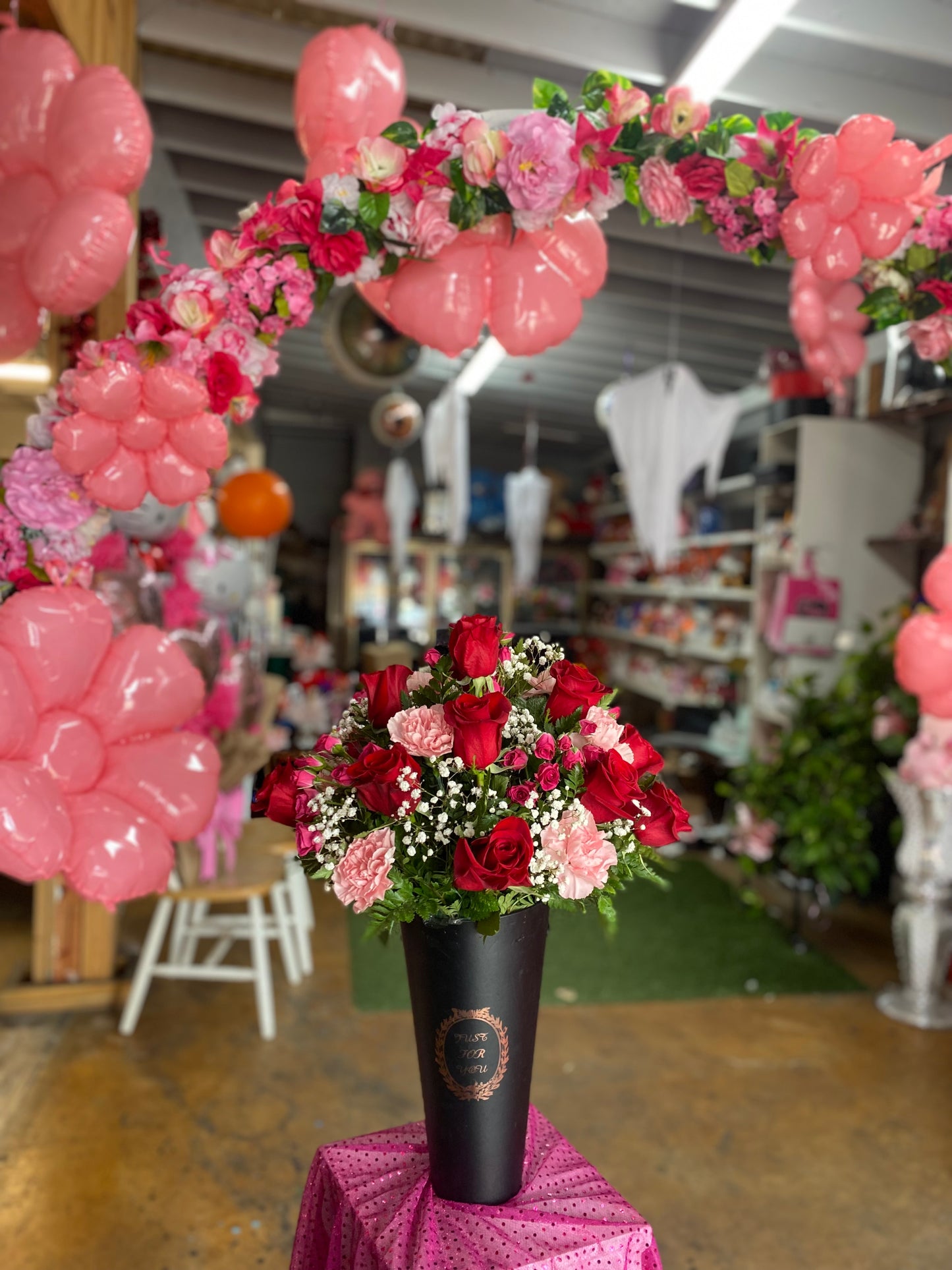 Red Flower cloud