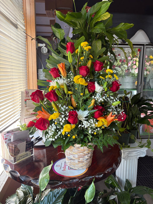 Red sunset basket  😍