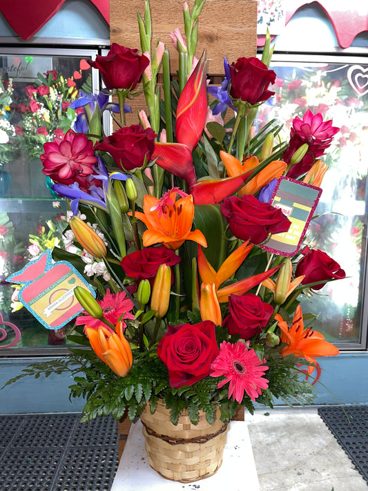 Tropical basket