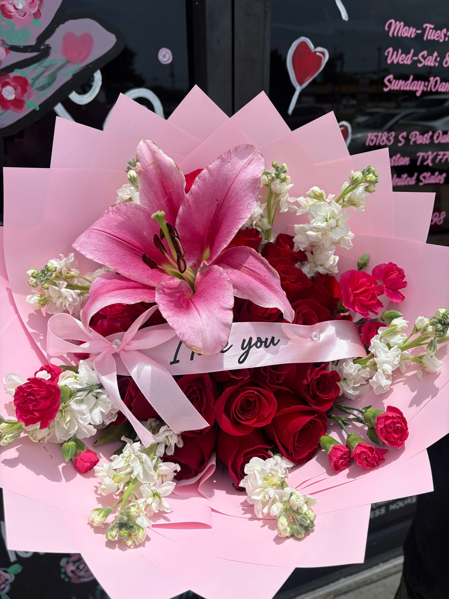 24 roses pretty in pink 🌸