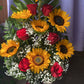 Large sunflower arrangement