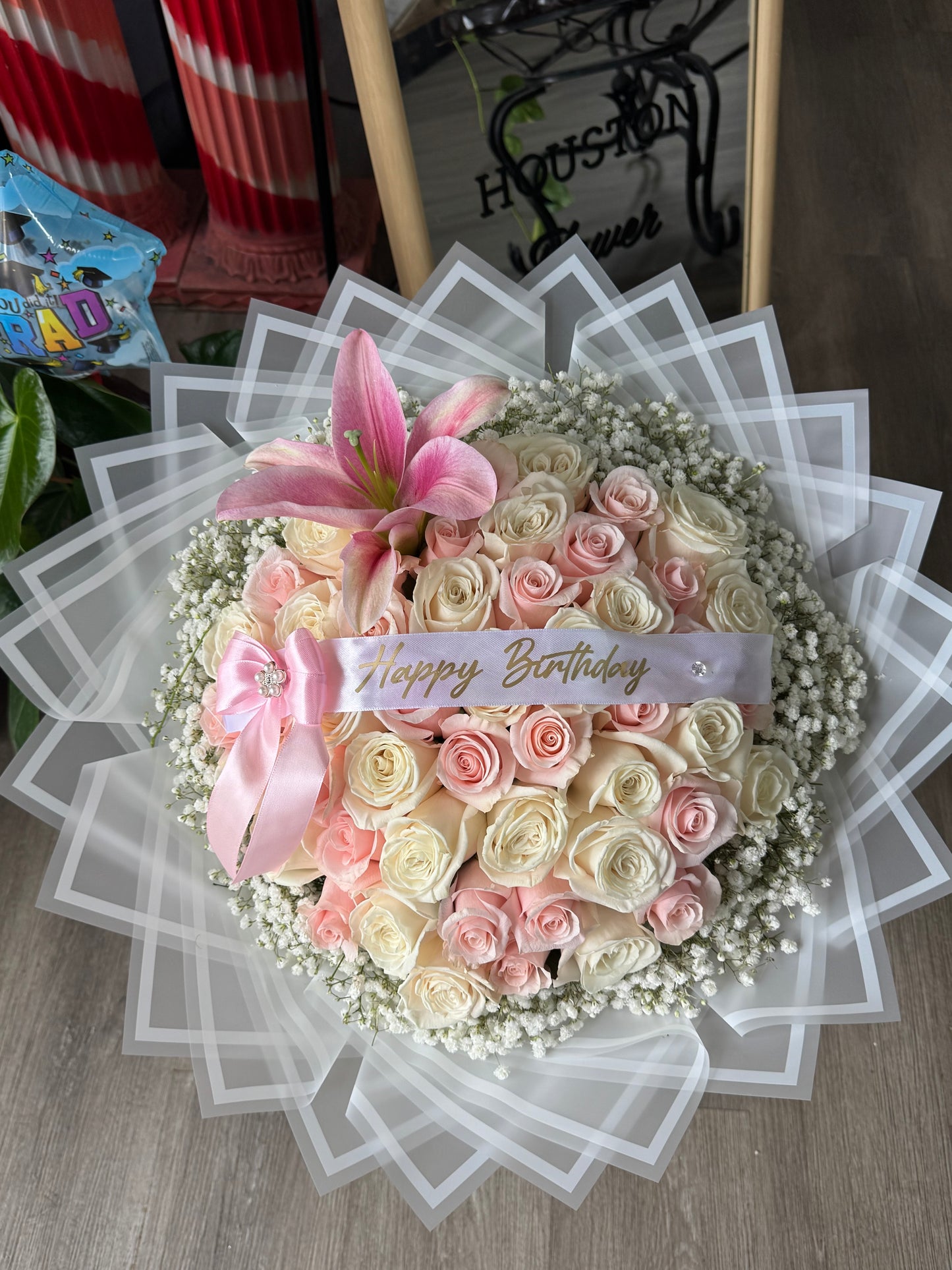 My Lily bouquet (50 roses)