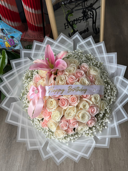 My Lily bouquet (50 roses)