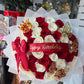50 red and white transparent stripe paper
