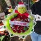 24 red Grinch bouquet