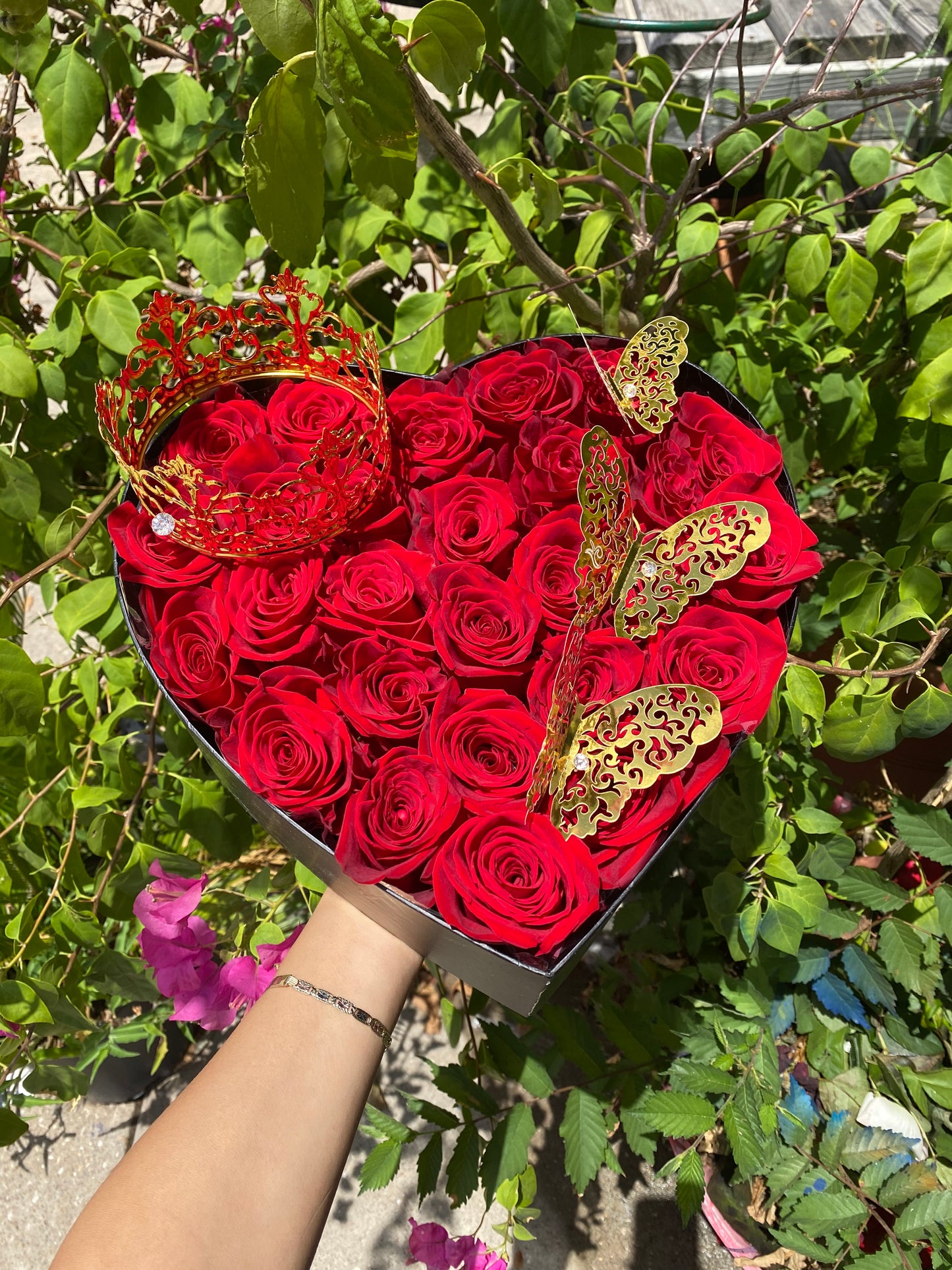 Heart Rose Box