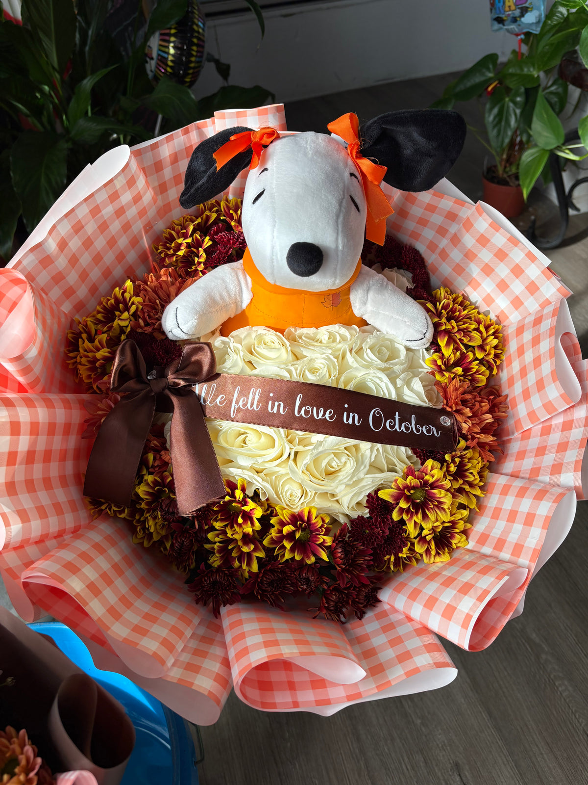 We fell in love…24 ct fall snoopy