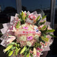 Lilies w 50 roses