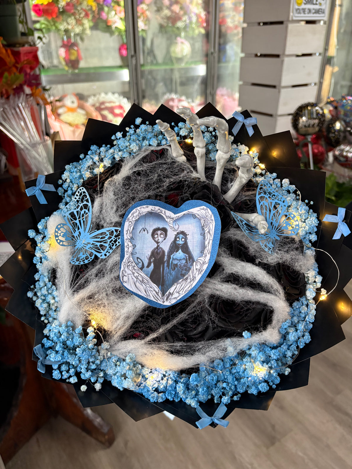 Bride’s corpse bouquet